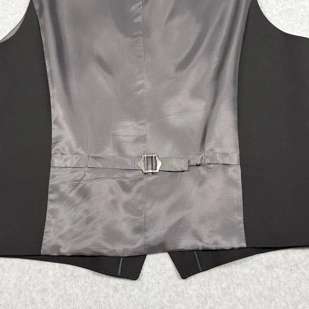 Brooks Brothers Explorer Collection Black Merino Wool Suit Vest 40R Regular